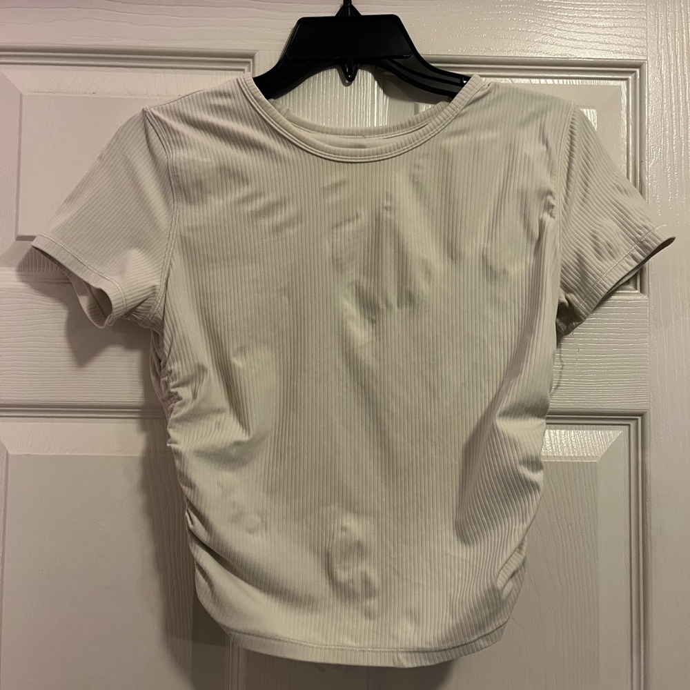 Lululemon Bone Short Sleeve Top